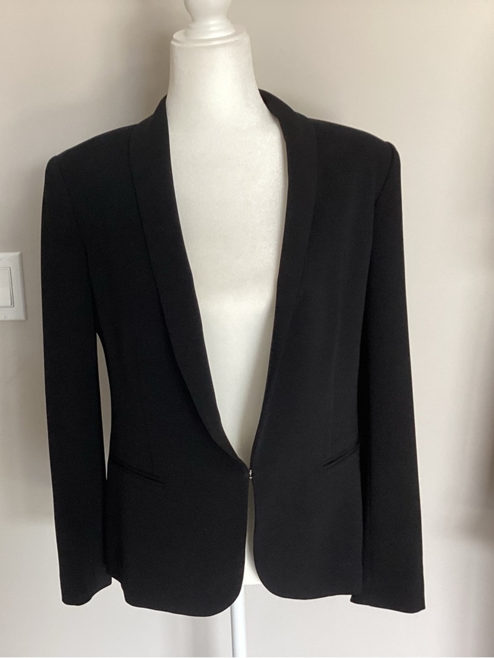 NWT rag & bone women’s Black Single-Button Shawl Collar Blazer